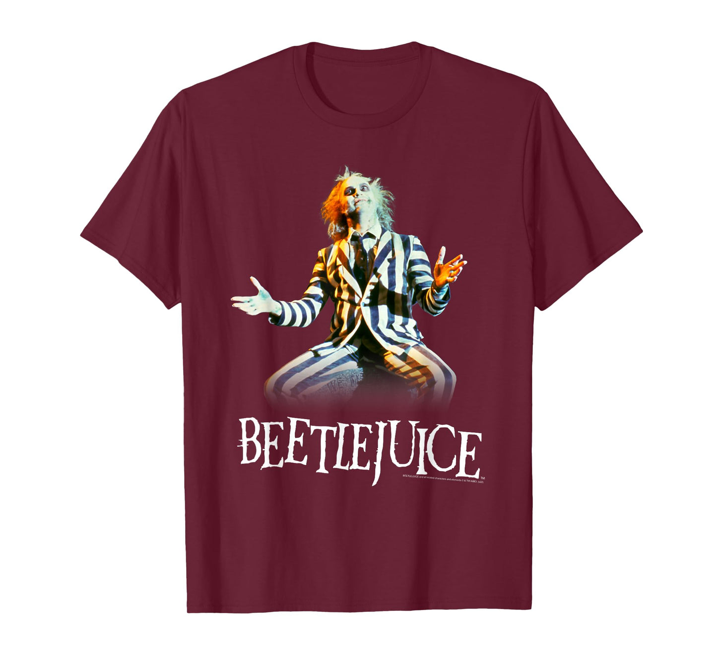 Beetlejuice Sitting Beetlejuice Portrait Movie T-Shirt