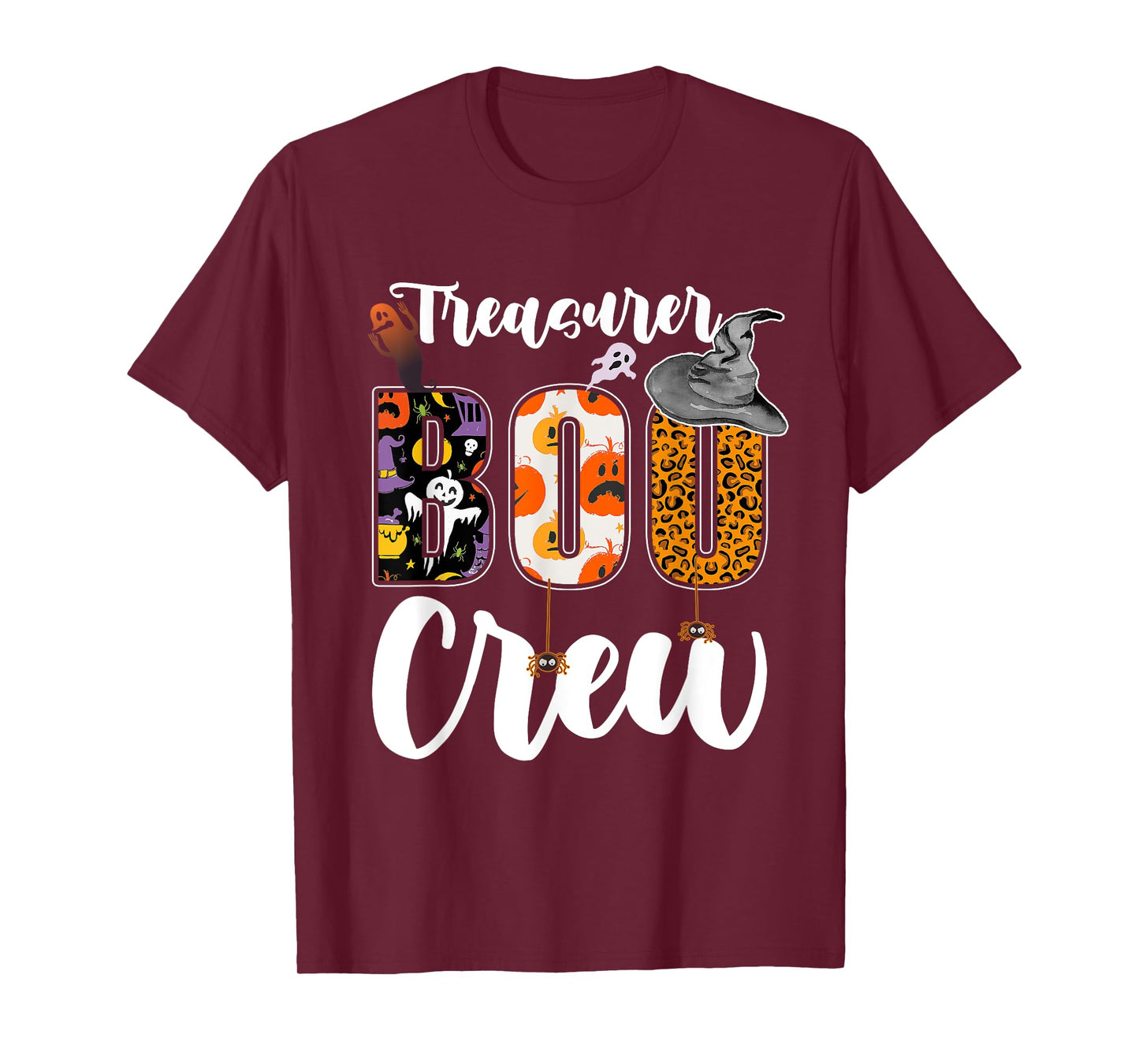 Treasurer Boo Crew Halloween Matching Bursar T-Shirt