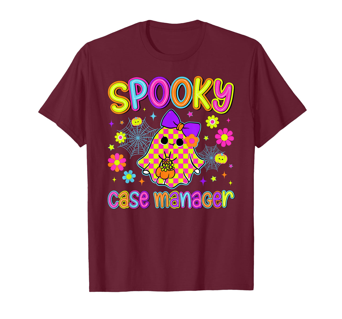Spooky Nurse Case Manager Halloween Nursing Case Management T-Shirt