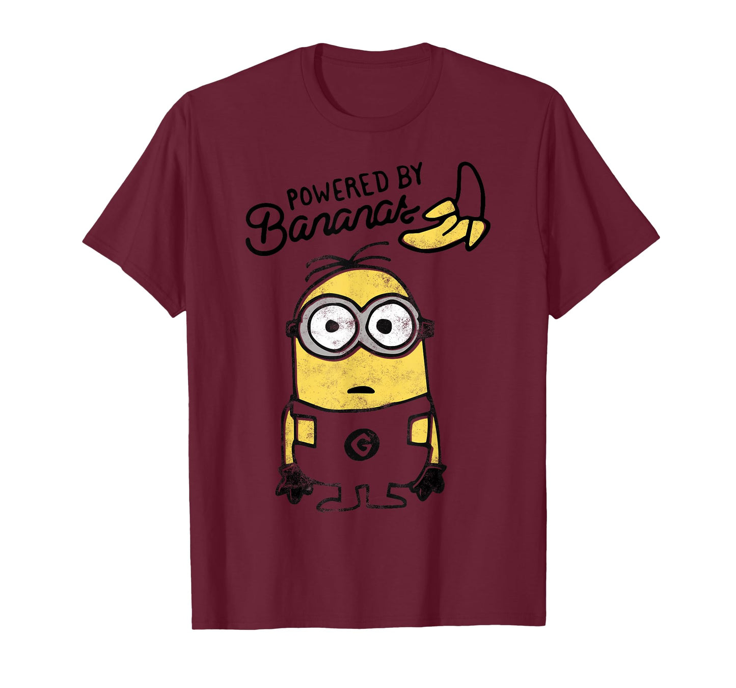 Despicable Me Minions Powered by Bananas Graphic T-Shirt T-Shirt