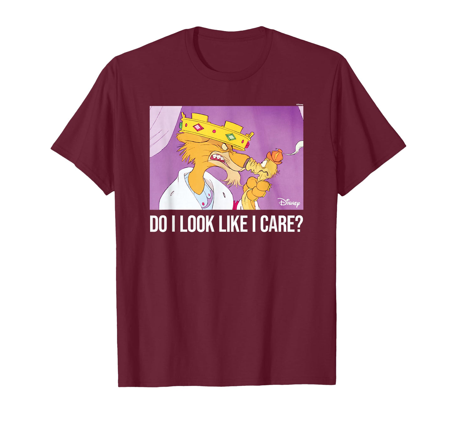 Robin Hood - Prince John Sir Hiss Does It Look Like I Care? T-Shirt