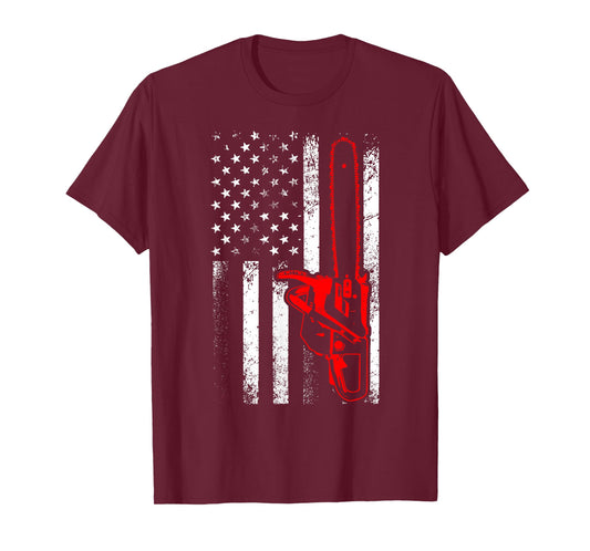 Funny Logger Arborist Gift Men Cool Lumberjack Woodworker T-Shirt