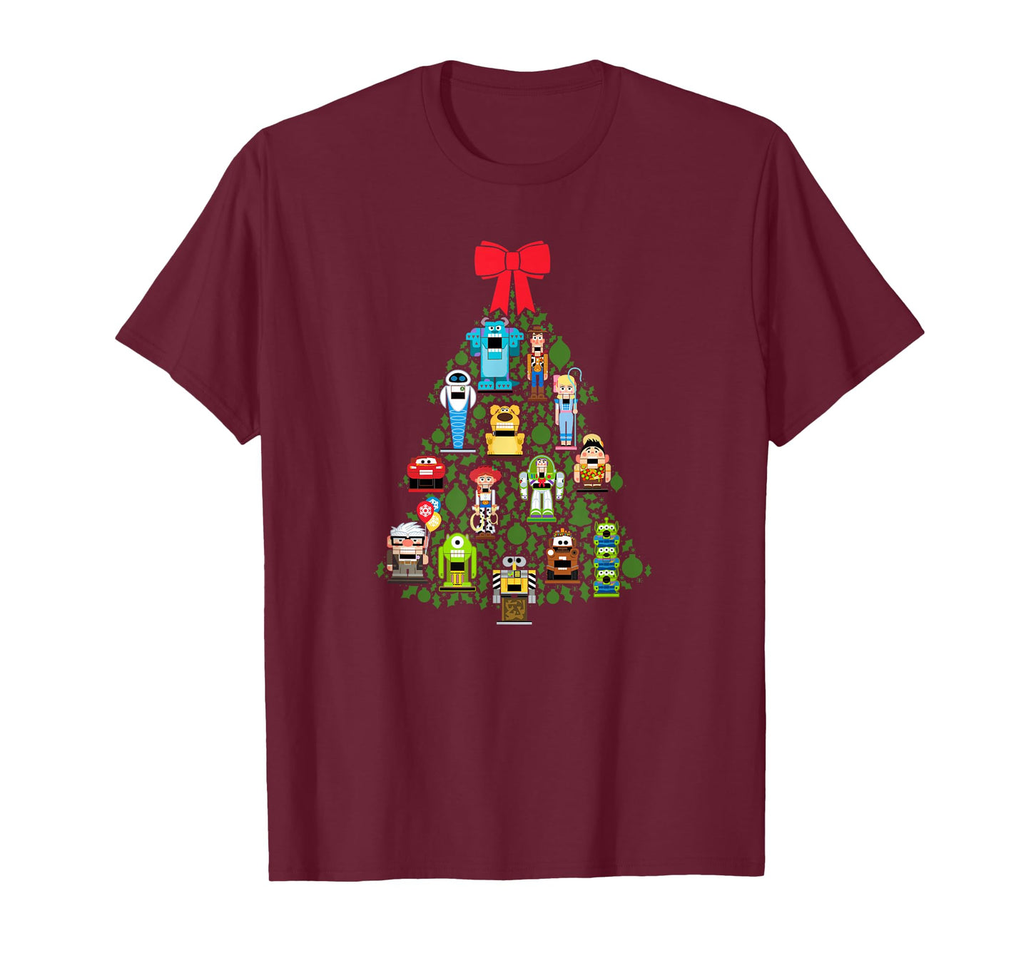 Disney and Pixar Christmas Tree Nutcracker Holiday T-Shirt