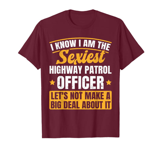 Highway Patrol Police Officer CHP T-Shirt