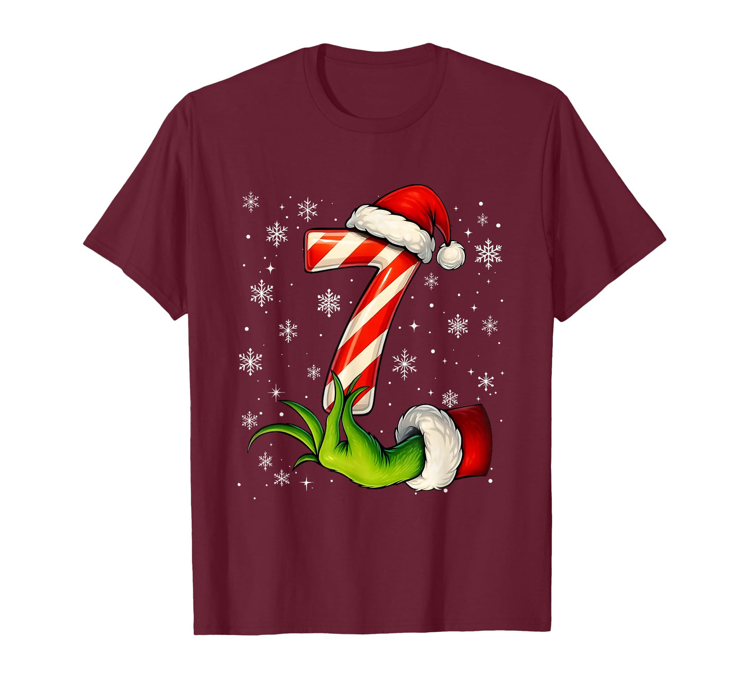 Six Seven Funny Christmas Couple Matching Meme T-Shirt