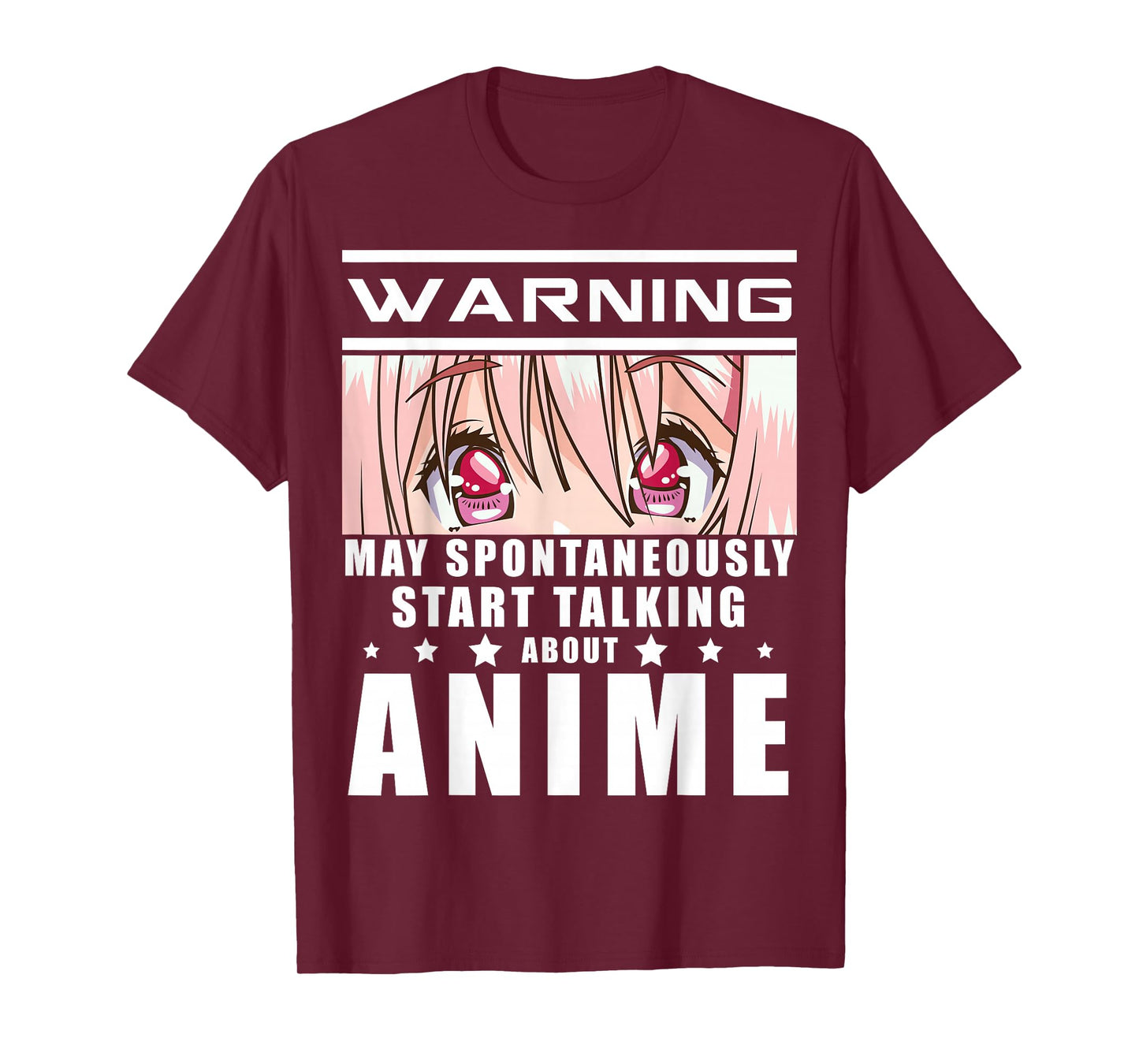 Warning May Spontaneously Start Talking About Anime Gift T-Shirt