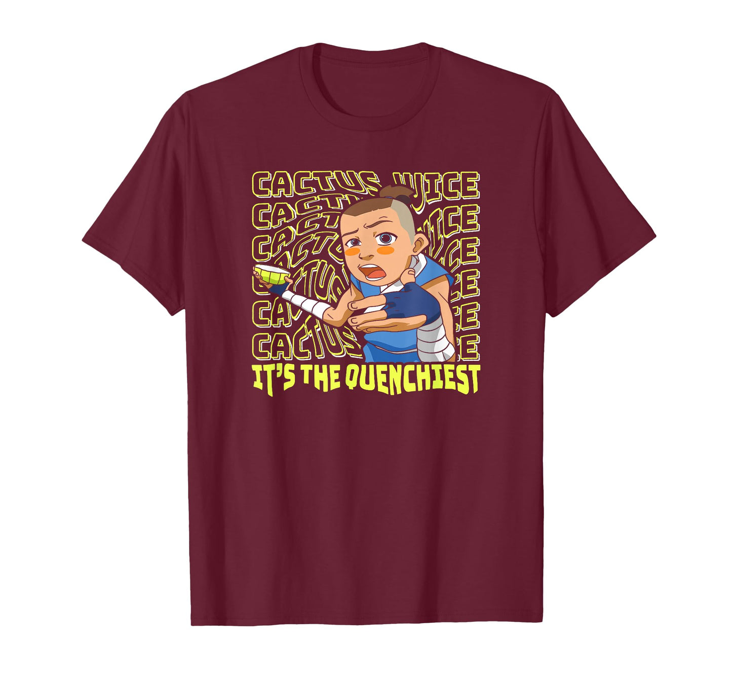 Avatar: The Last Airbender Sokka Cactus Juice Word Stack T-Shirt