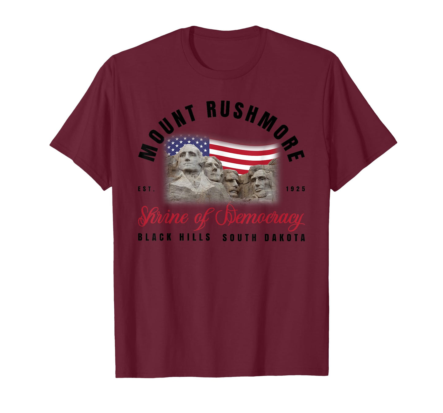 Mount Rushmore Black Hills South Dakota 4th Of July T-Shirt