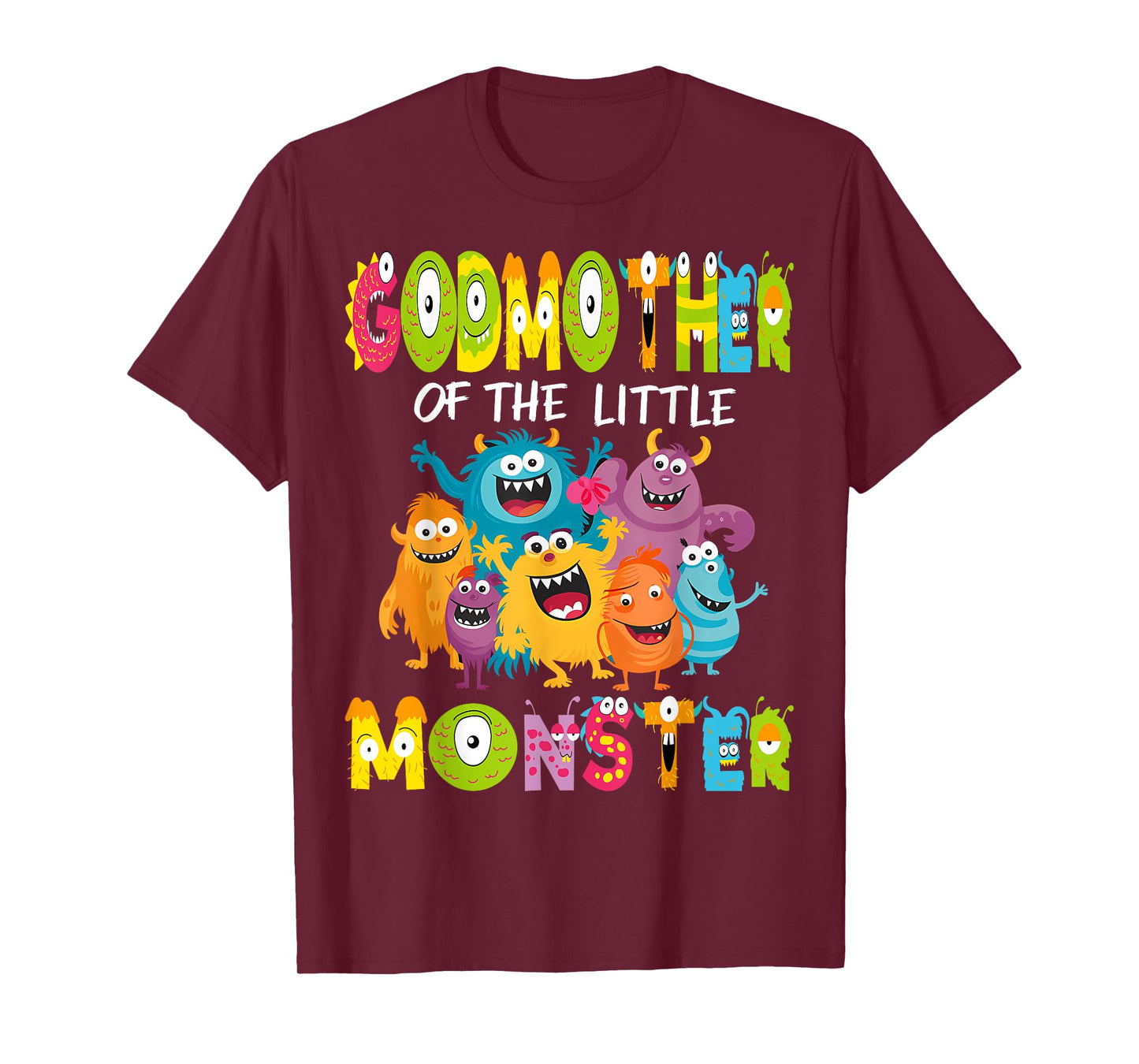 GodMother Of The Little Monster 1St Birthday Kids Party T-Shirt