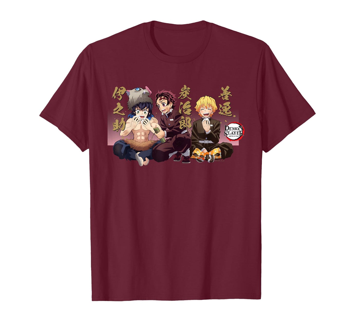 Demon Slayer: Kimetsu no Yaiba Inosuke Tanjiro Lunch Scene T-Shirt