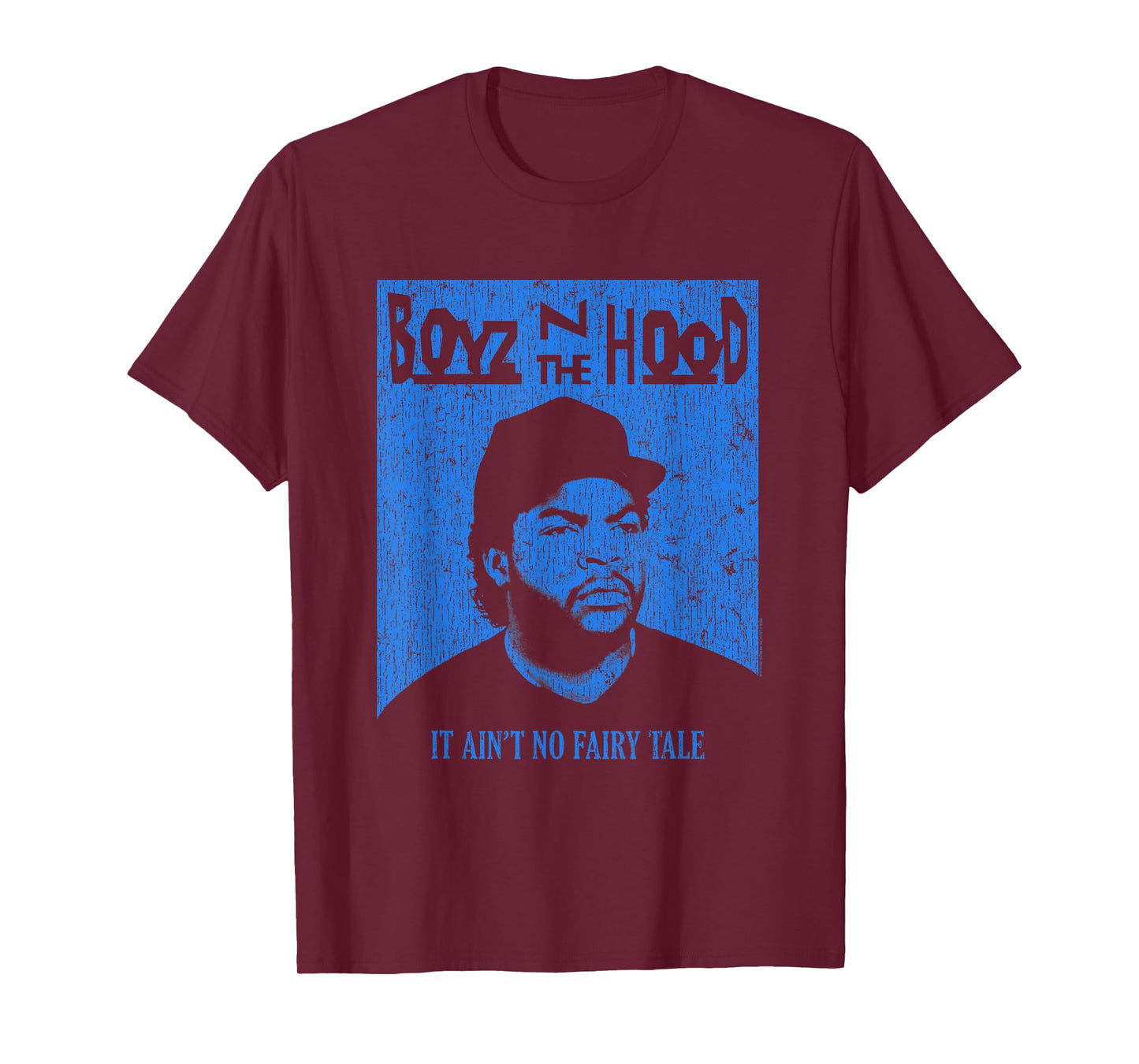 Boyz n The Hood Doughboy Blue Rectangle T-Shirt