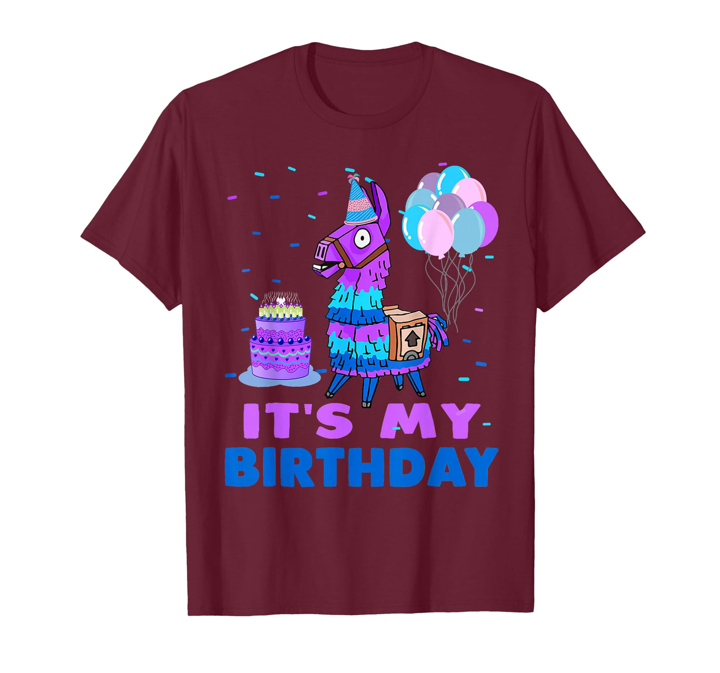 It's My Birthday For Llama Party T-Shirt