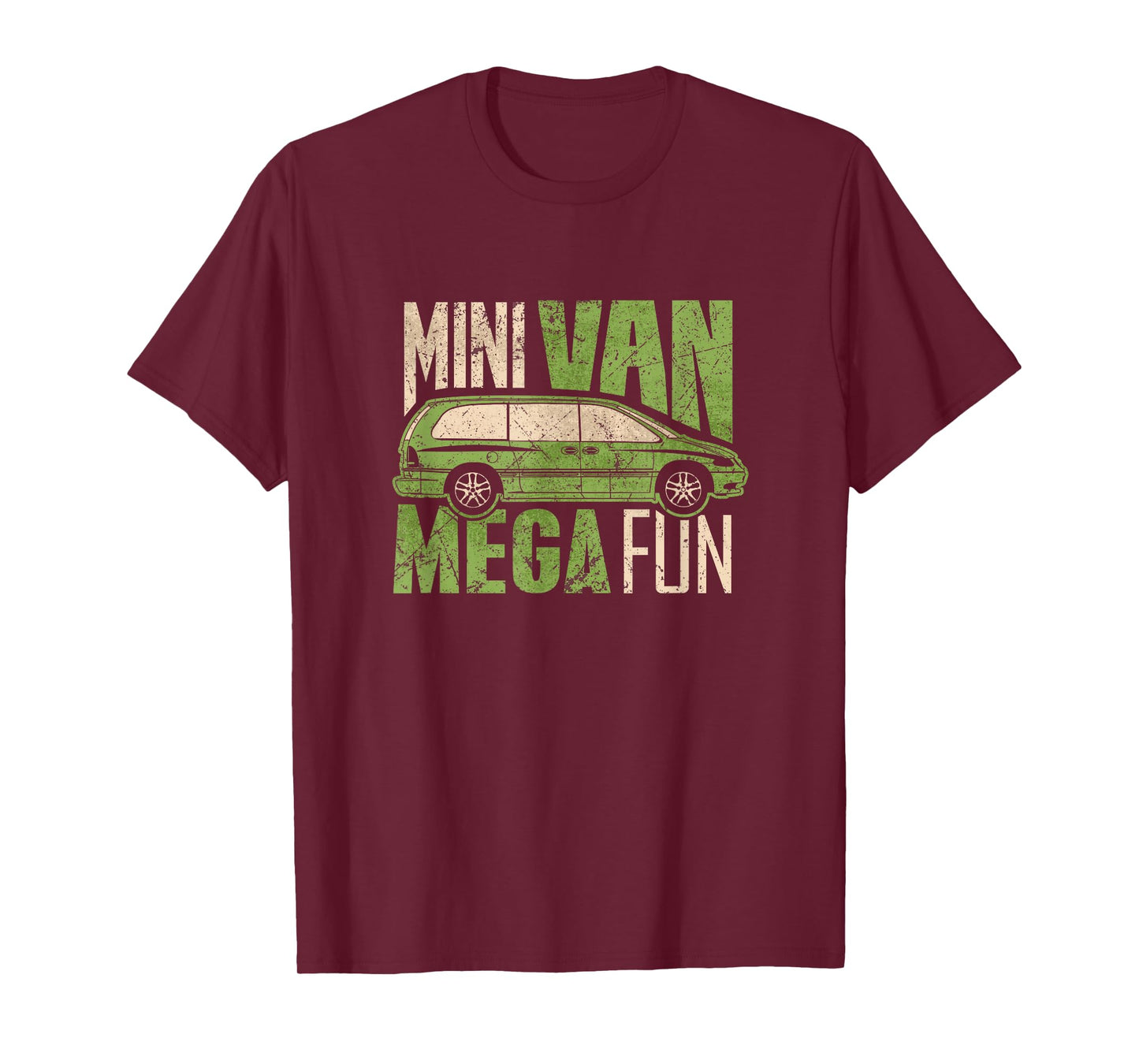 Funny Mini Van Mega Fun Mom Dad T-Shirt T-Shirt