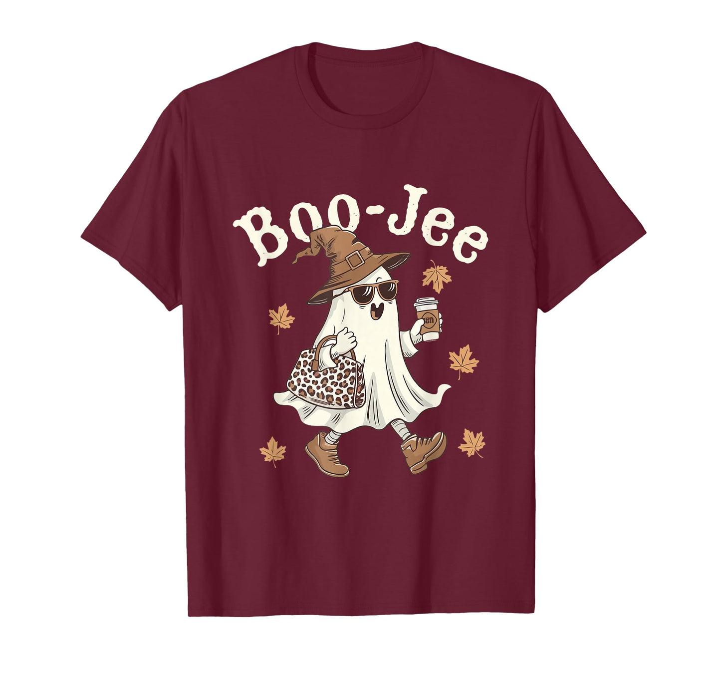 Cute Boo-Jee Tumbler Ghost Boujee Halloween Girl Women T-Shirt