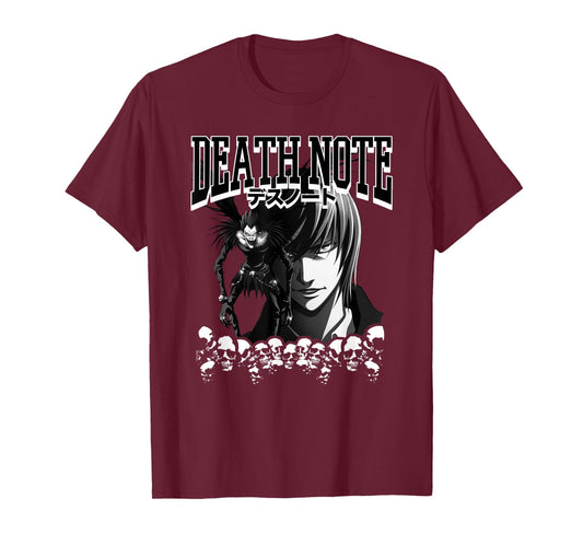 Death Note Athletic Logo Ryuk and Light Anime T-Shirt