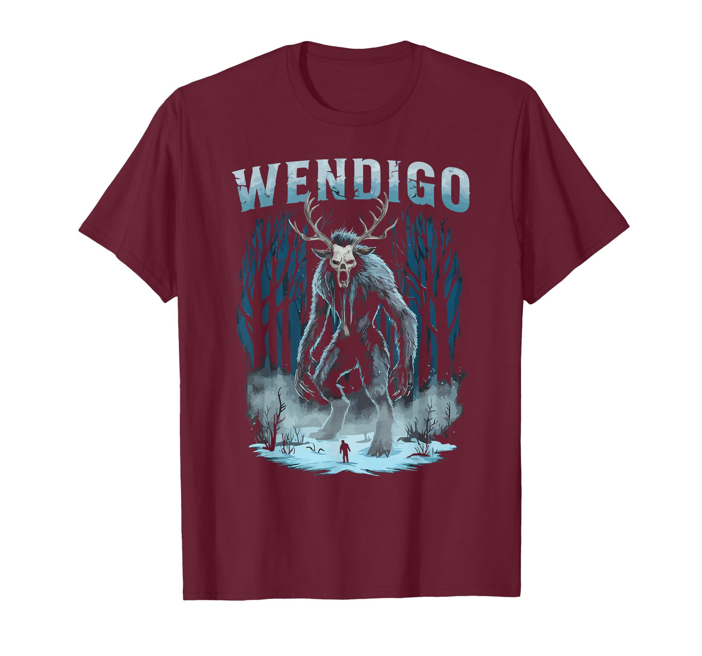 Wendigo Monster Legendary Creature Cryptozoology Cryptid T-Shirt