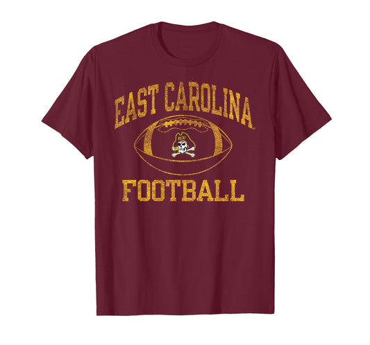 East Carolina Pirates Football Intensity Purple T-Shirt