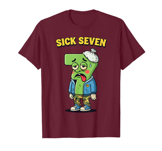 Sick Seven Funny Meme Trending 6 7 Halloween Costume Humor T-Shirt