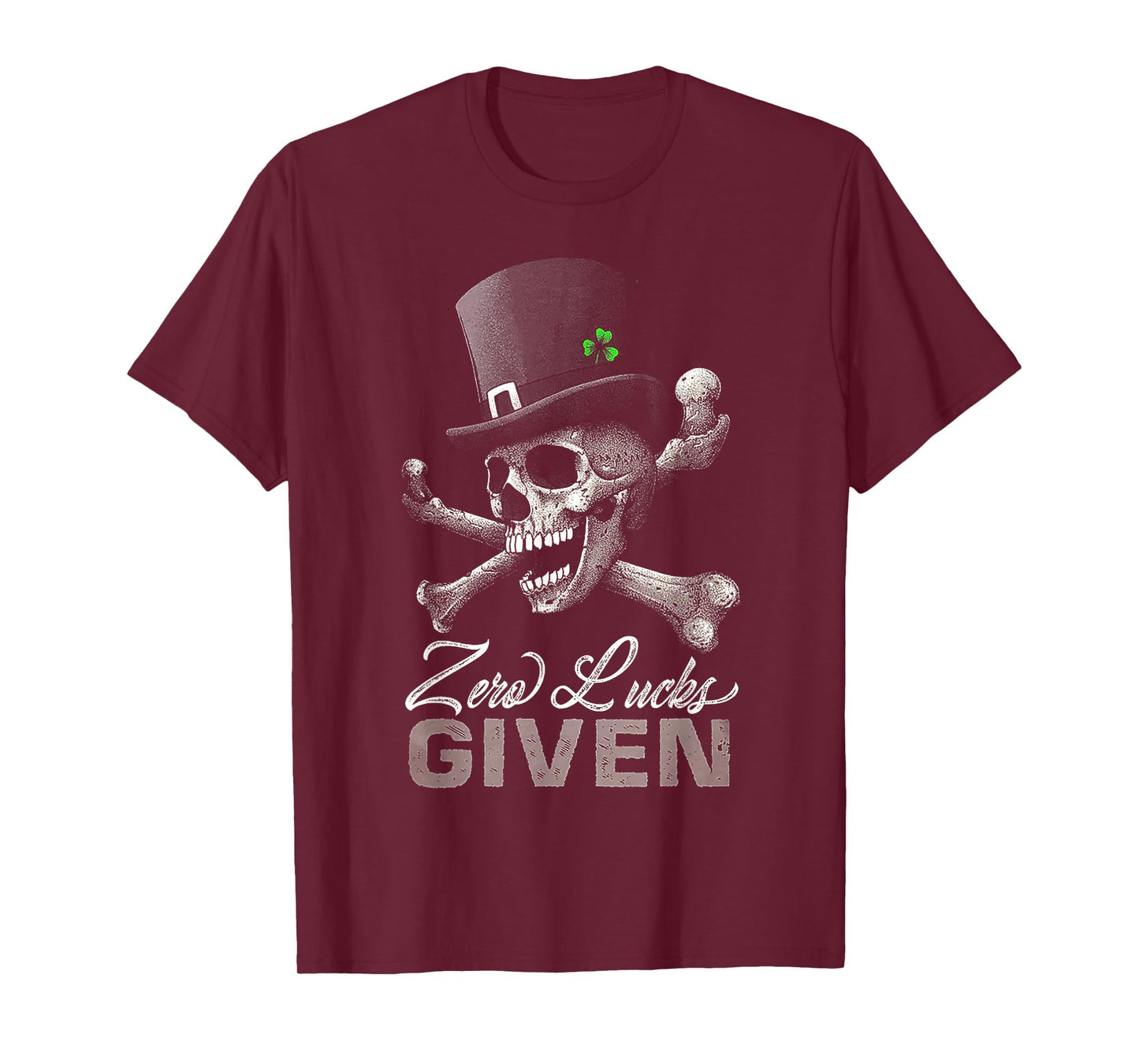 Skull Zero Lucks Given T-Shirt