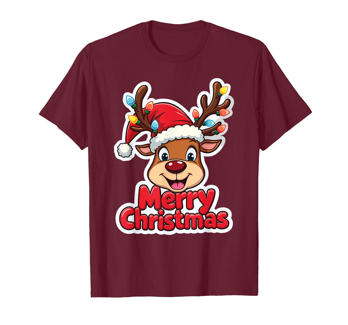 Merry Christmas Reindeer Xmas Family Winter Joy T-Shirt