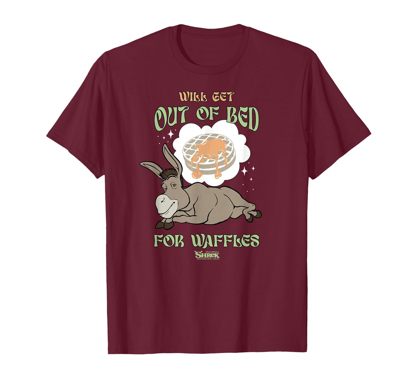 Shrek Donkey Will Get Out of Bed for Waffles T-Shirt