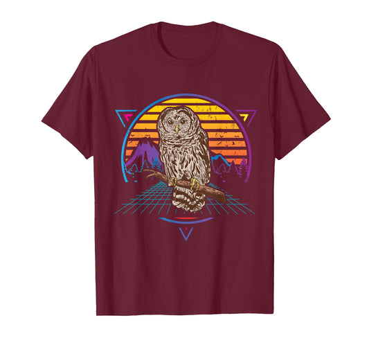 Retro Barred Owl T-Shirt