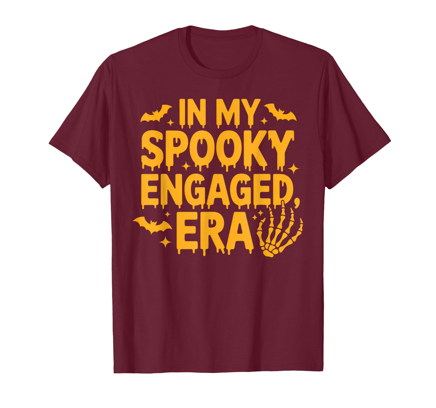 in My Spooky Engaged Era Halloween Fun for Couples T-Shirt