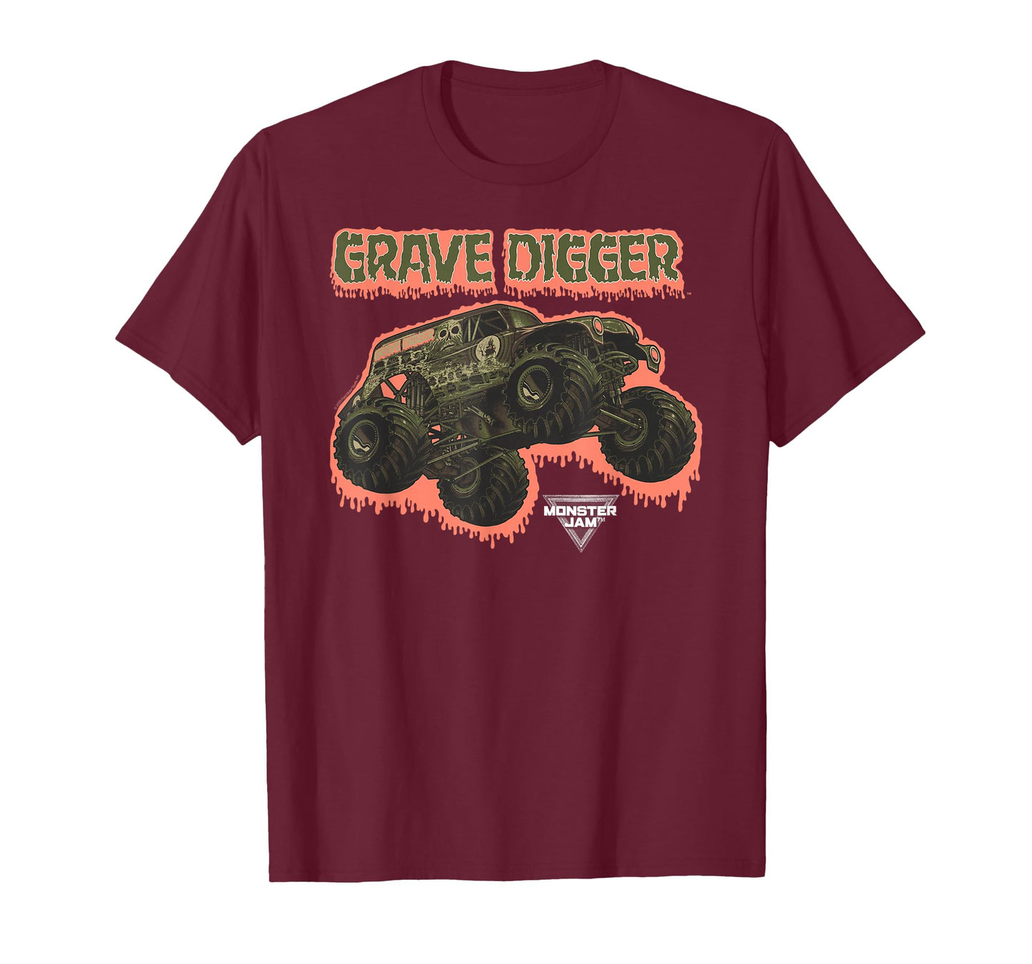 Monster Jam Camo Grave Digger Monster Truck Motorsports T-Shirt