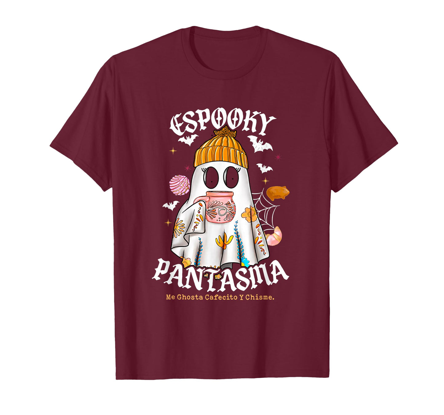 Espooky Pantasma Me Ghosta Cafecito Y Chisme T-Shirt