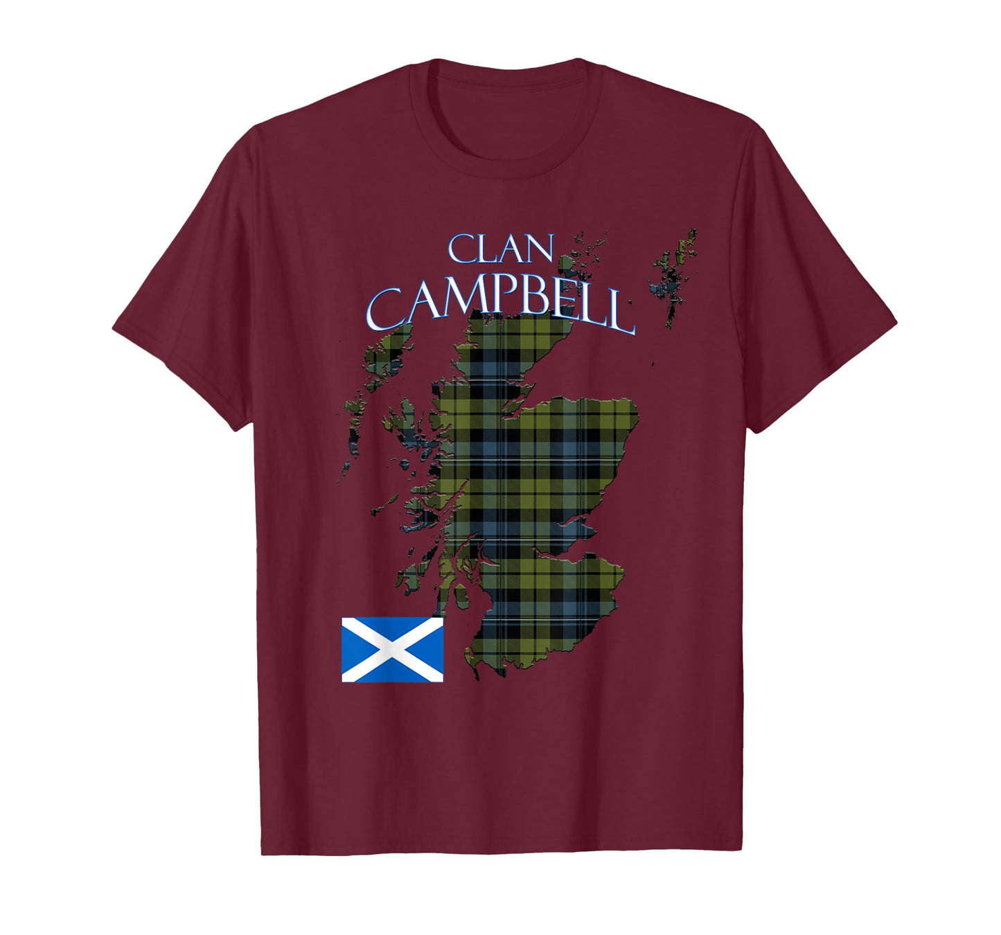 Campbell Scottish Clan Tartan Scotland T-Shirt