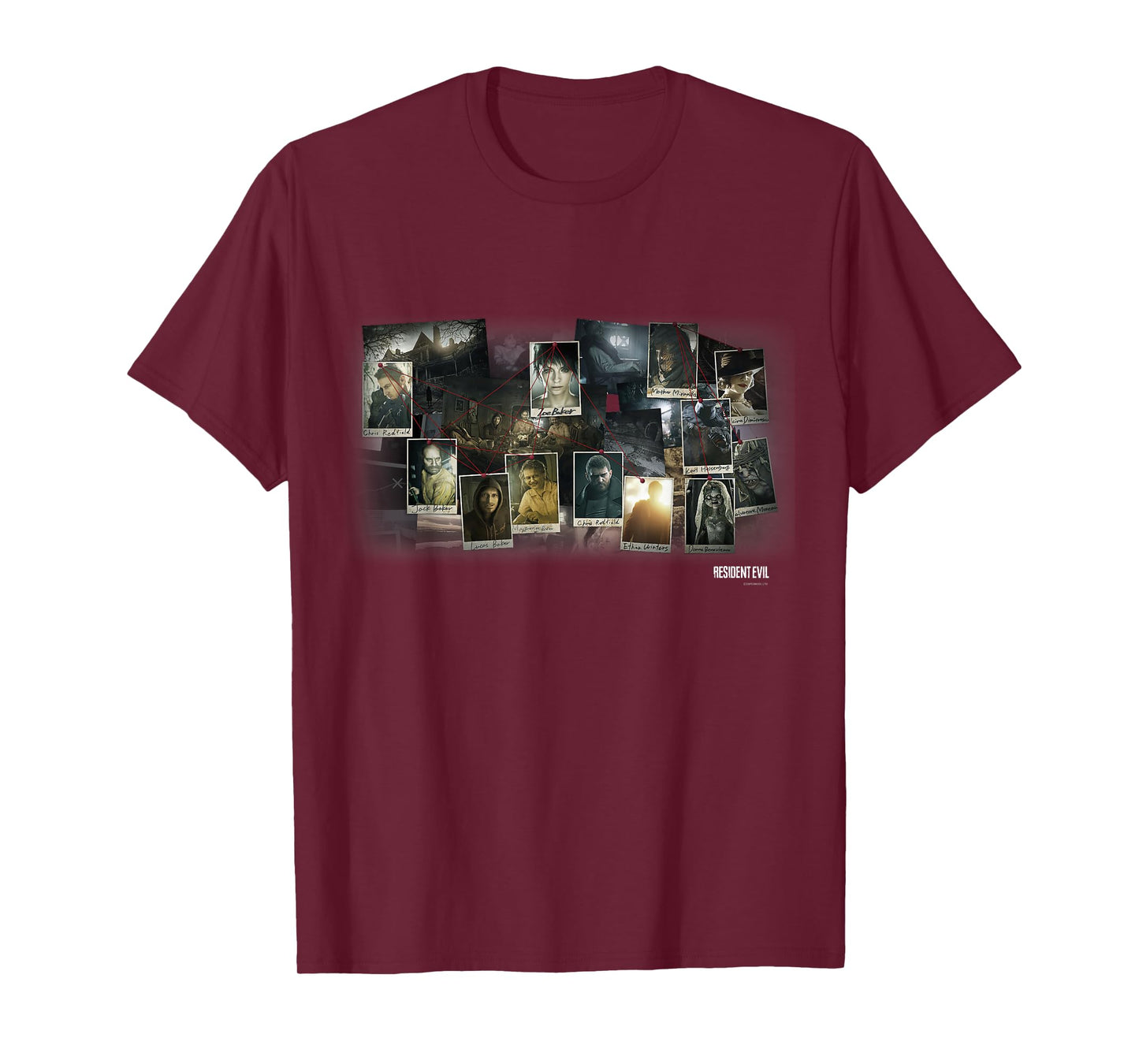 CAPCOM Official Merchandise RESIDENT EVIL 7,8 T-Shirt, Black