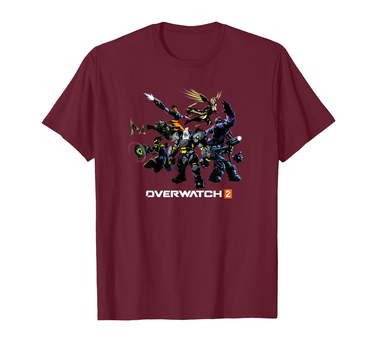 Overwatch 2 Dark Group Action Shot T-Shirt