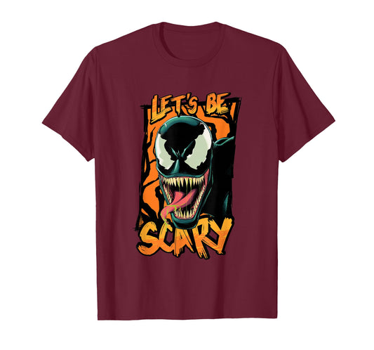 Marvel Classic Halloween Let's Be Scary Venom Portrait T-Shirt