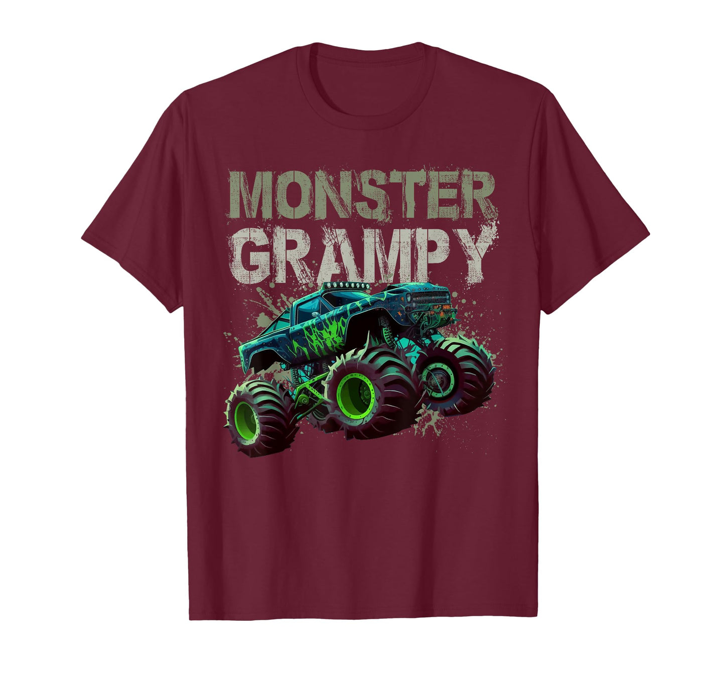 Monster Truck Grampy Family Matching Monster Truck Lovers T-Shirt