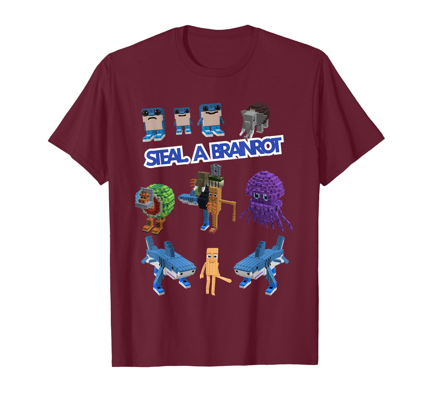Steal a Brain Rot Fan Merch T-Shirt