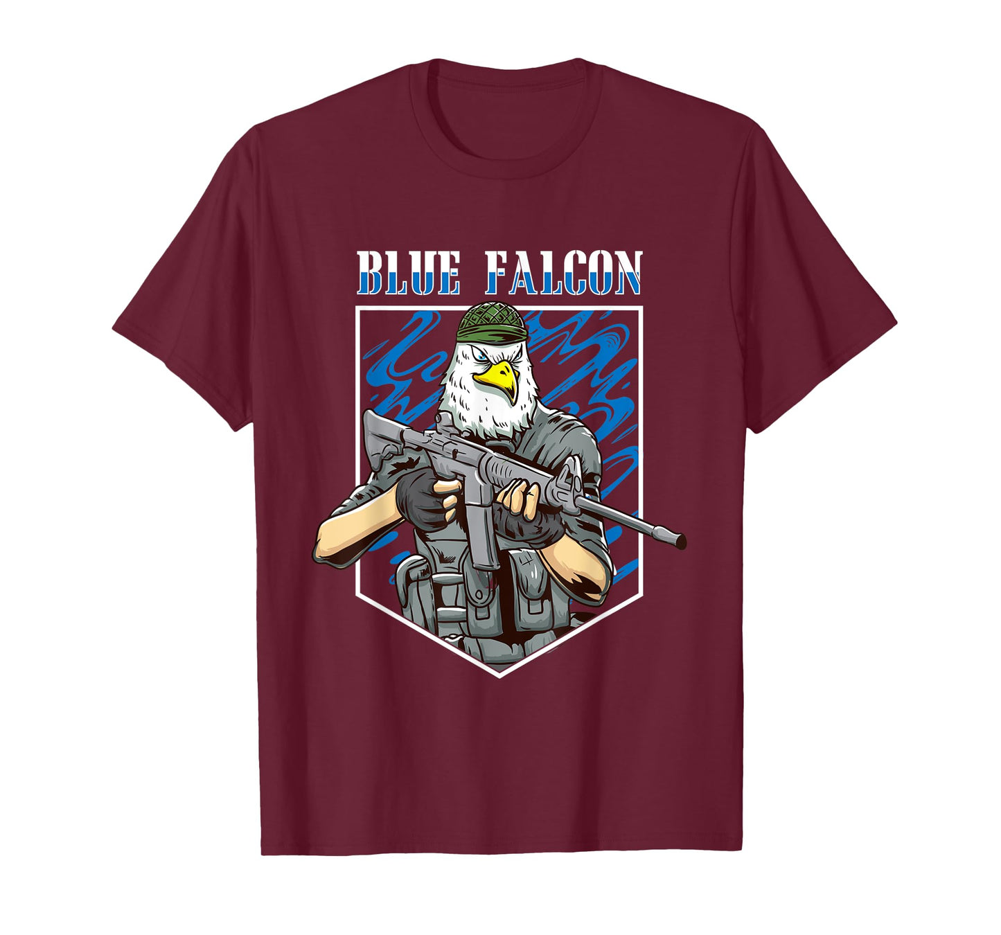 Blue Falcon Funny Military Veteran Joke T-Shirt