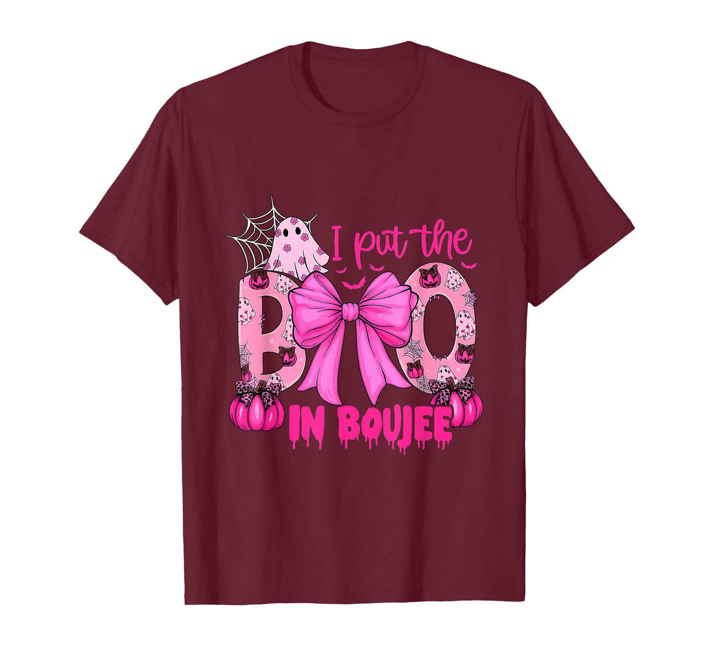 Spooky Season Halloween Ghost I Put Boo in Boujee Halloween T-Shirt