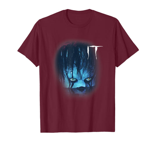 IT Movie IT Pennywise in Water T-Shirt, Black