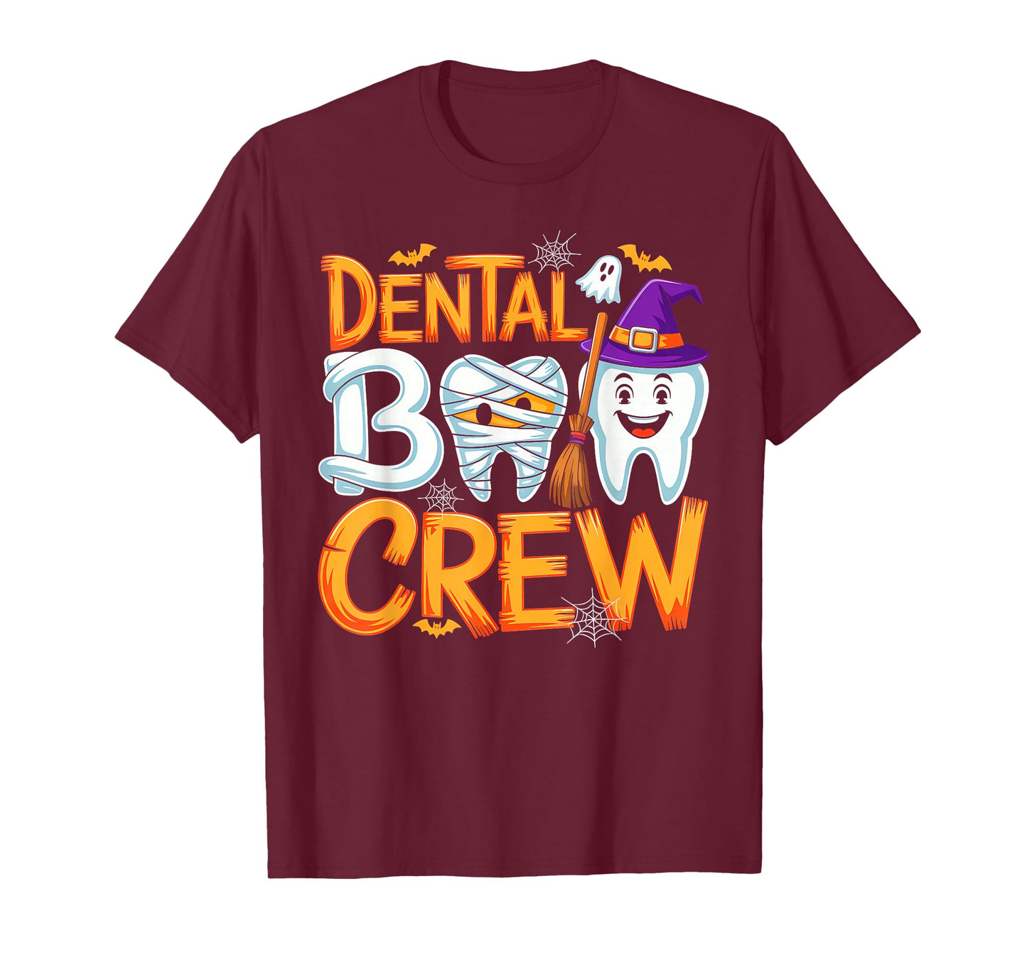 Halloween Dental Boo Crew Dentist Costume Teeth Women Men T-Shirt