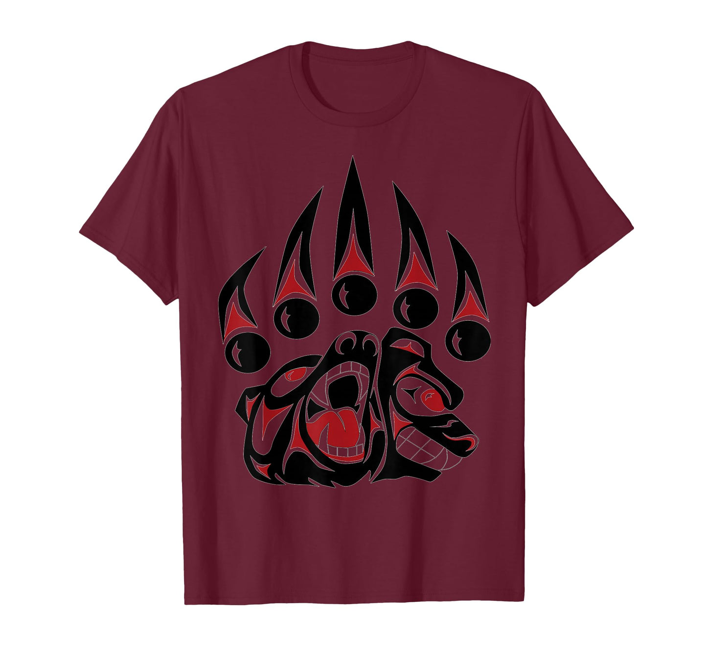 Native American Bear Claw T Shirt T-Shirt