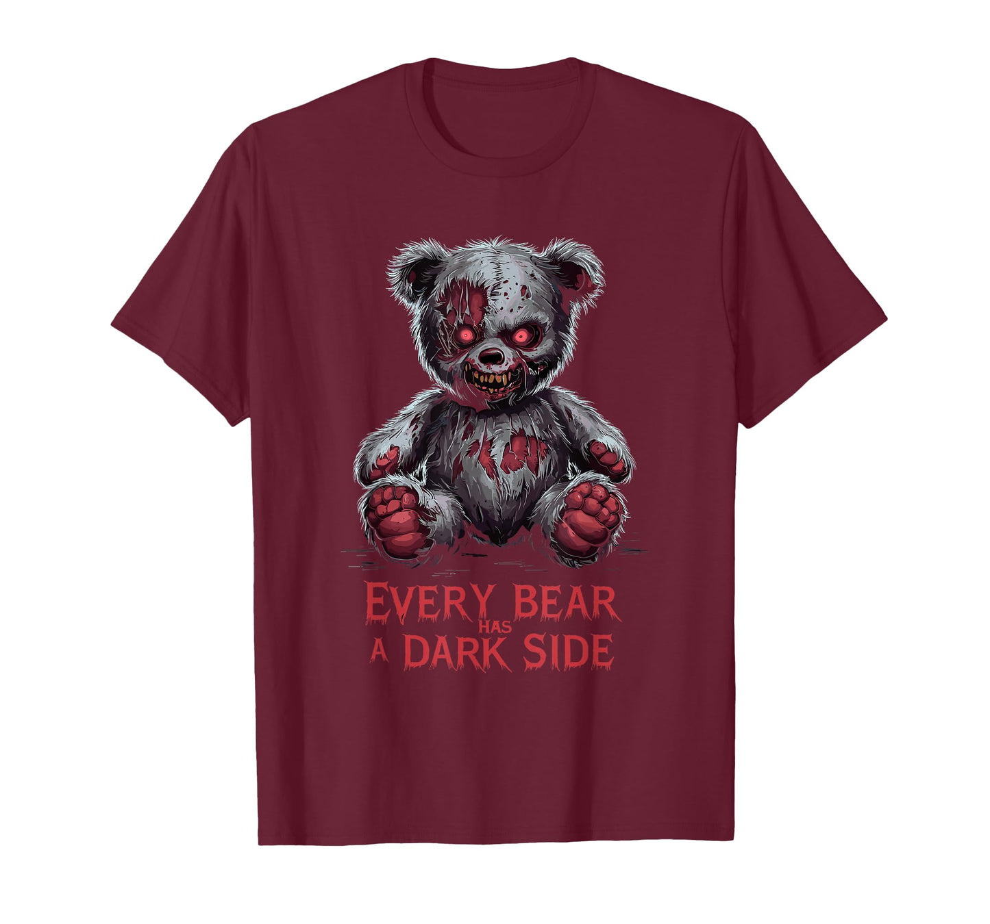 Terrible Teddy Scary Plush Horror Teddy Bear Scary T-Shirt