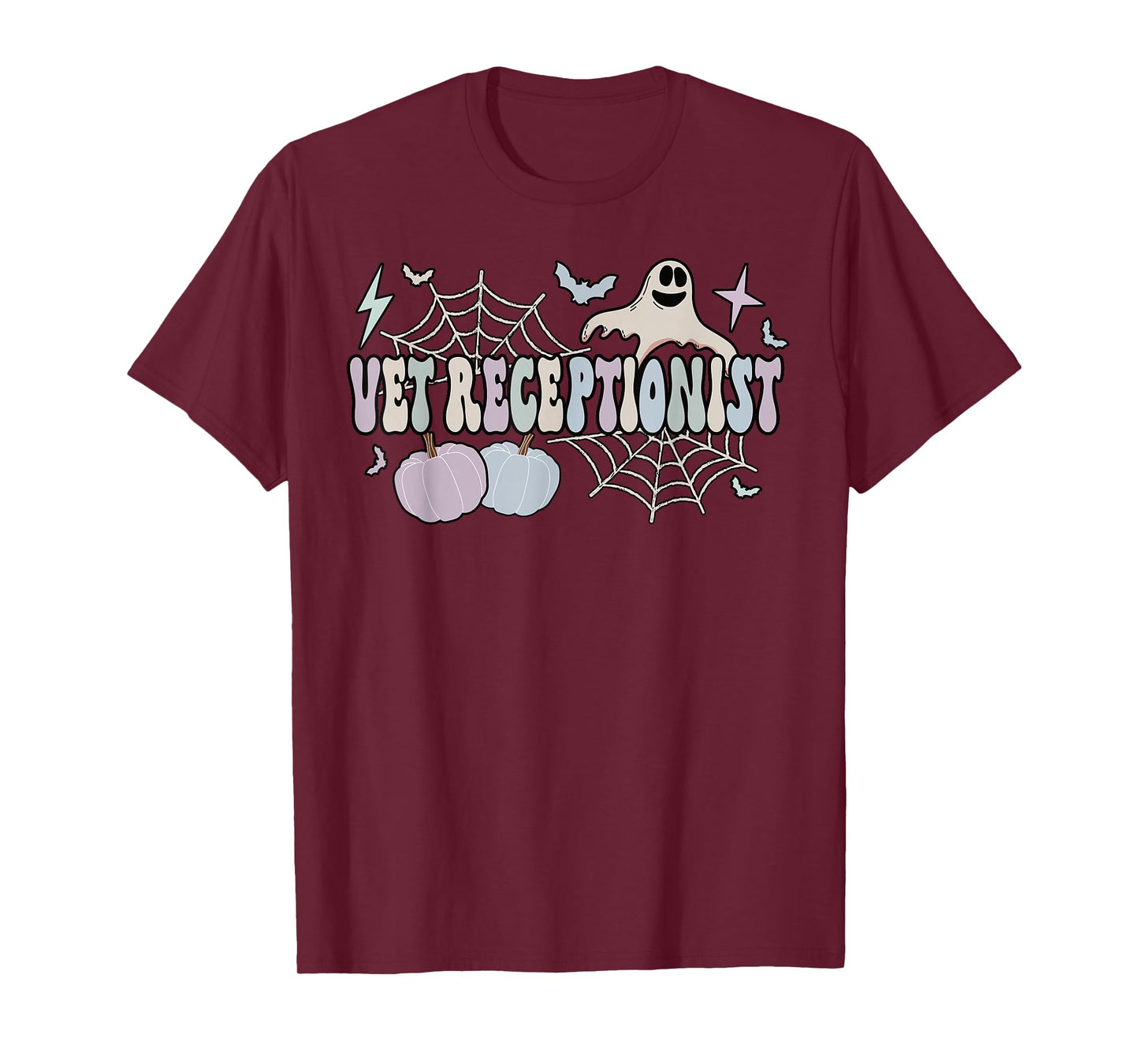 Spooky Vet Receptionist Halloween Veterinary Receptionist T-Shirt