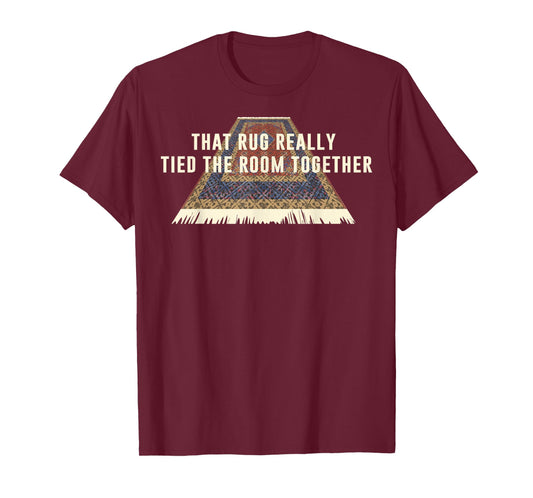 The Big Lebowski Rug Tied The Room Together Graphic Tee T-Shirt