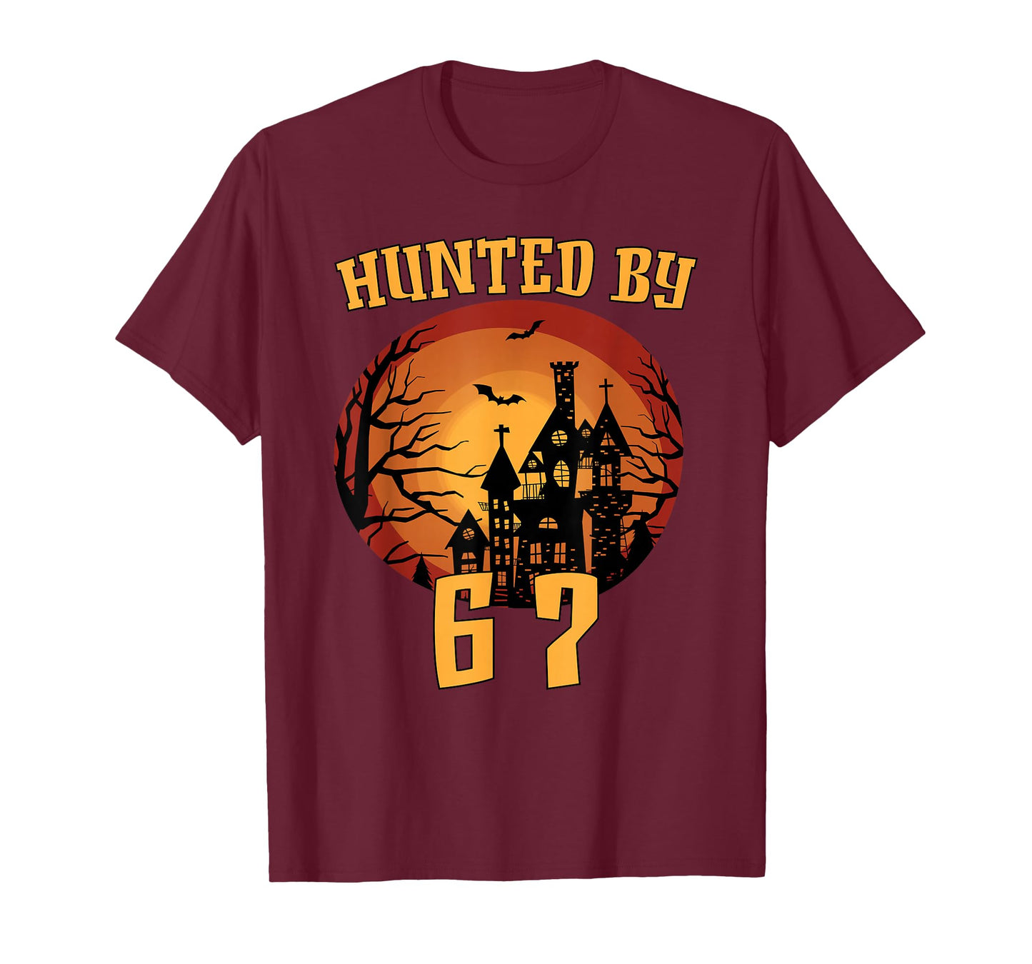 6 7 Halloween 67 Meme six Seven Haunted Gen Alpha Z Spooky T-Shirt