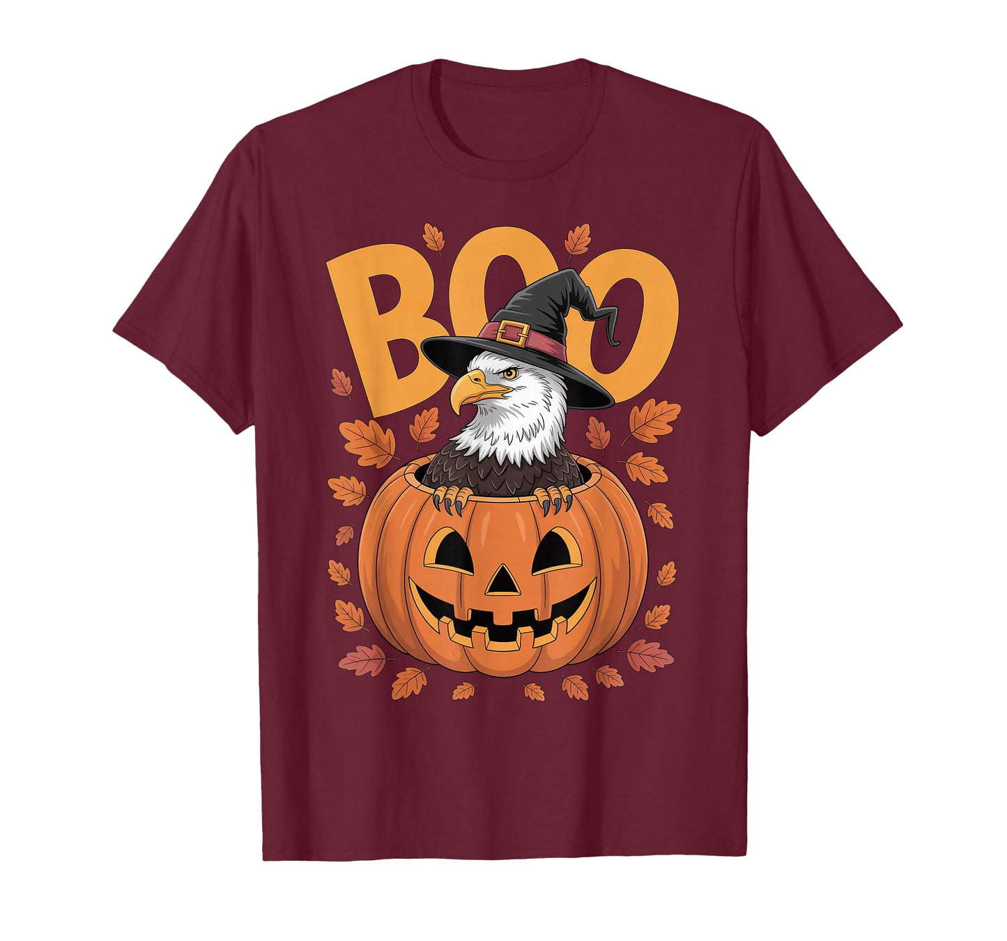 Eagle Costume on Pumpkin Halloween Eagle T-Shirt