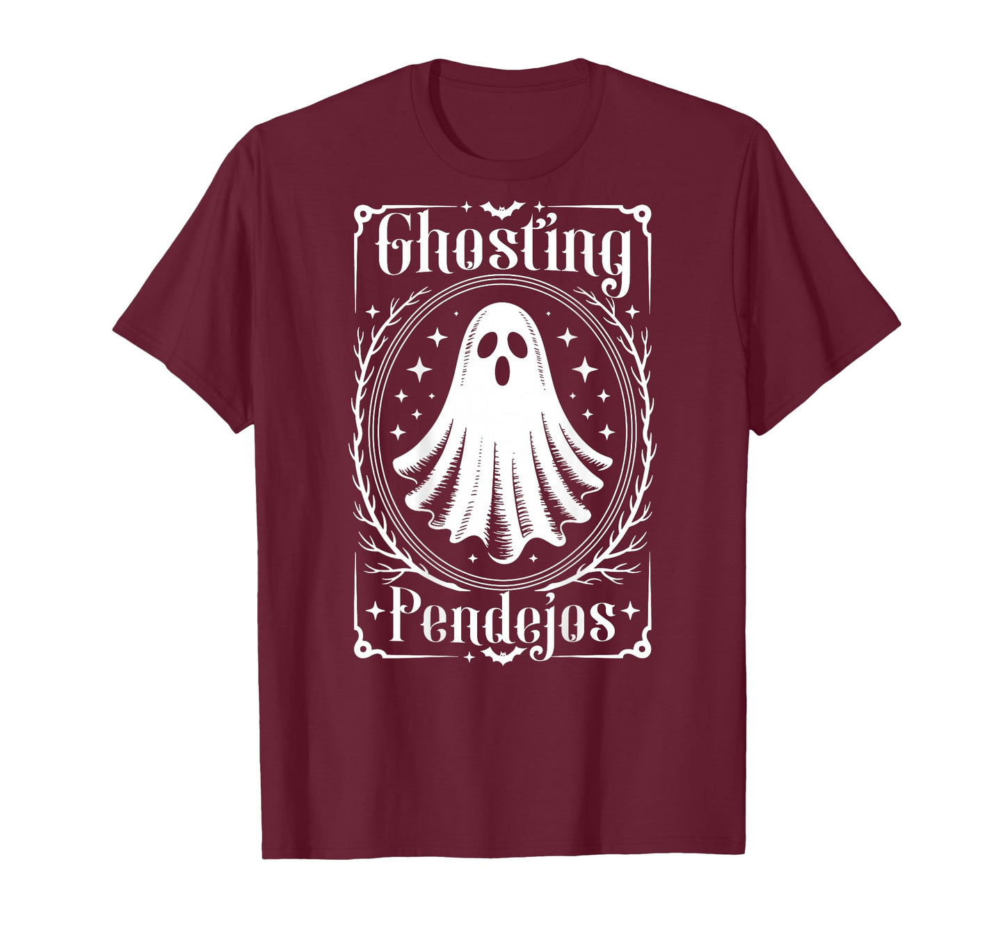 Ghosting Pendejos Funny Mexican Ghost Halloween (ON Back) T-Shirt
