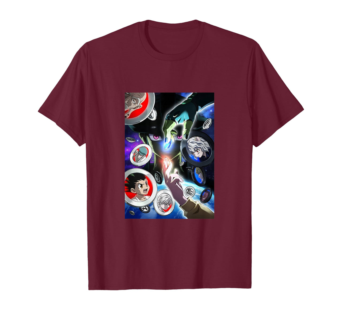 Hunter X Hunter Characters and Coin T-Shirt