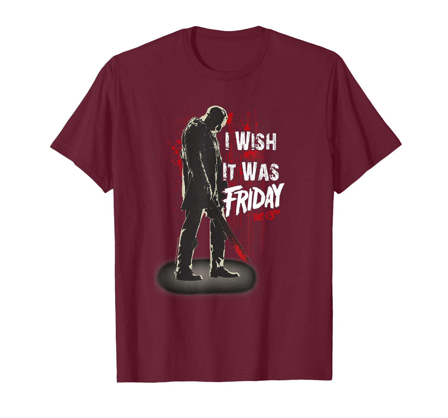 Friday The 13th Jason I Wish it was Friday T-Shirt Small