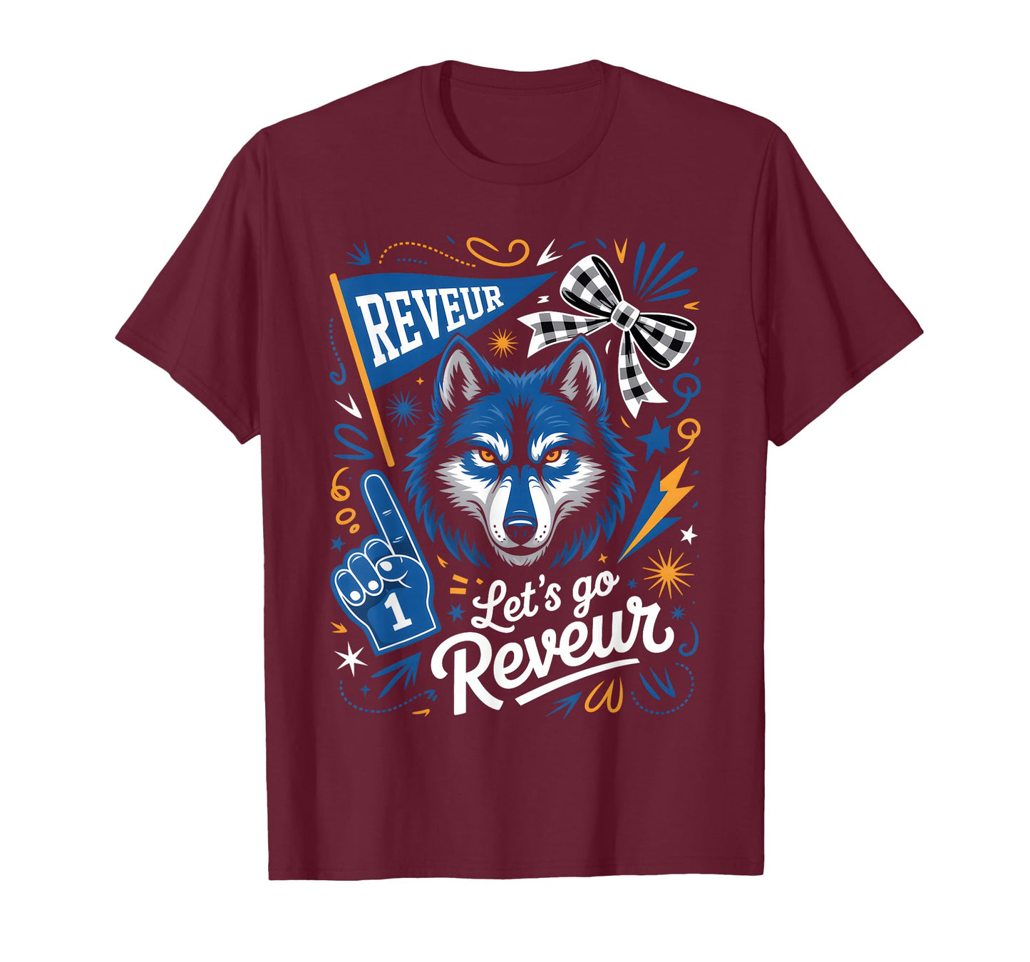 Team Reveur House Shirt Blue Reveur House of Dreamers Wolf T-Shirt