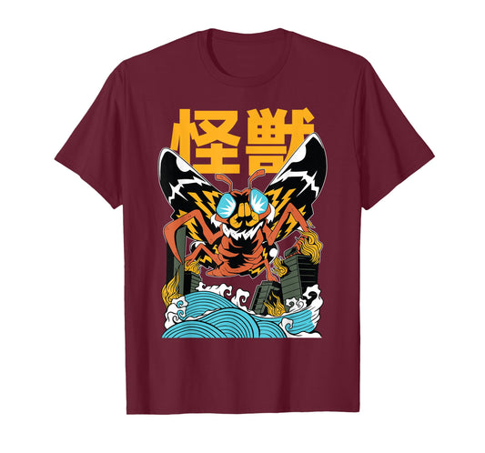 Monster Moth Kaiju - Anime Japanese Monster T-Shirt